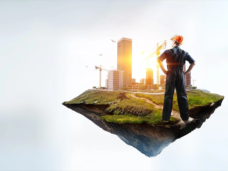 Modern office building